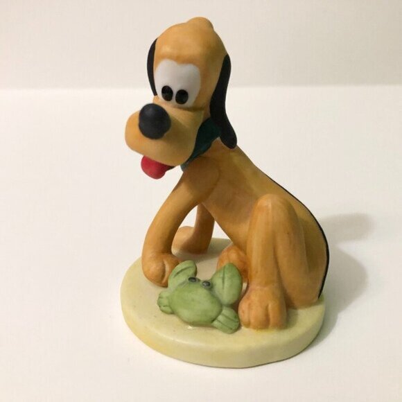 Vintage Walt Disney Gift Ware Pluto with Crab  Figurine Taiwan - Picture 5 of 14